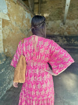 Vestido largo Winnie - Rosa fuerte