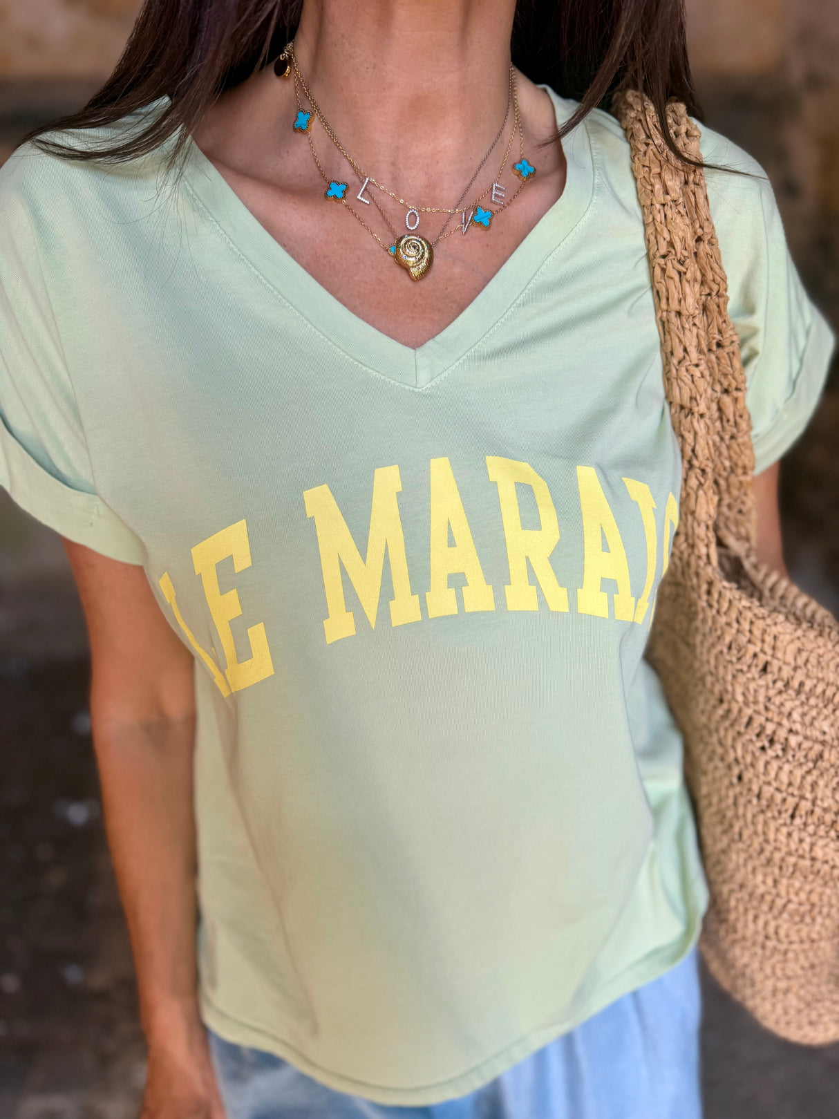 Le Marais Logo Tee - Sage