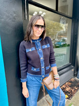 Dune Knitted Jacket - Black