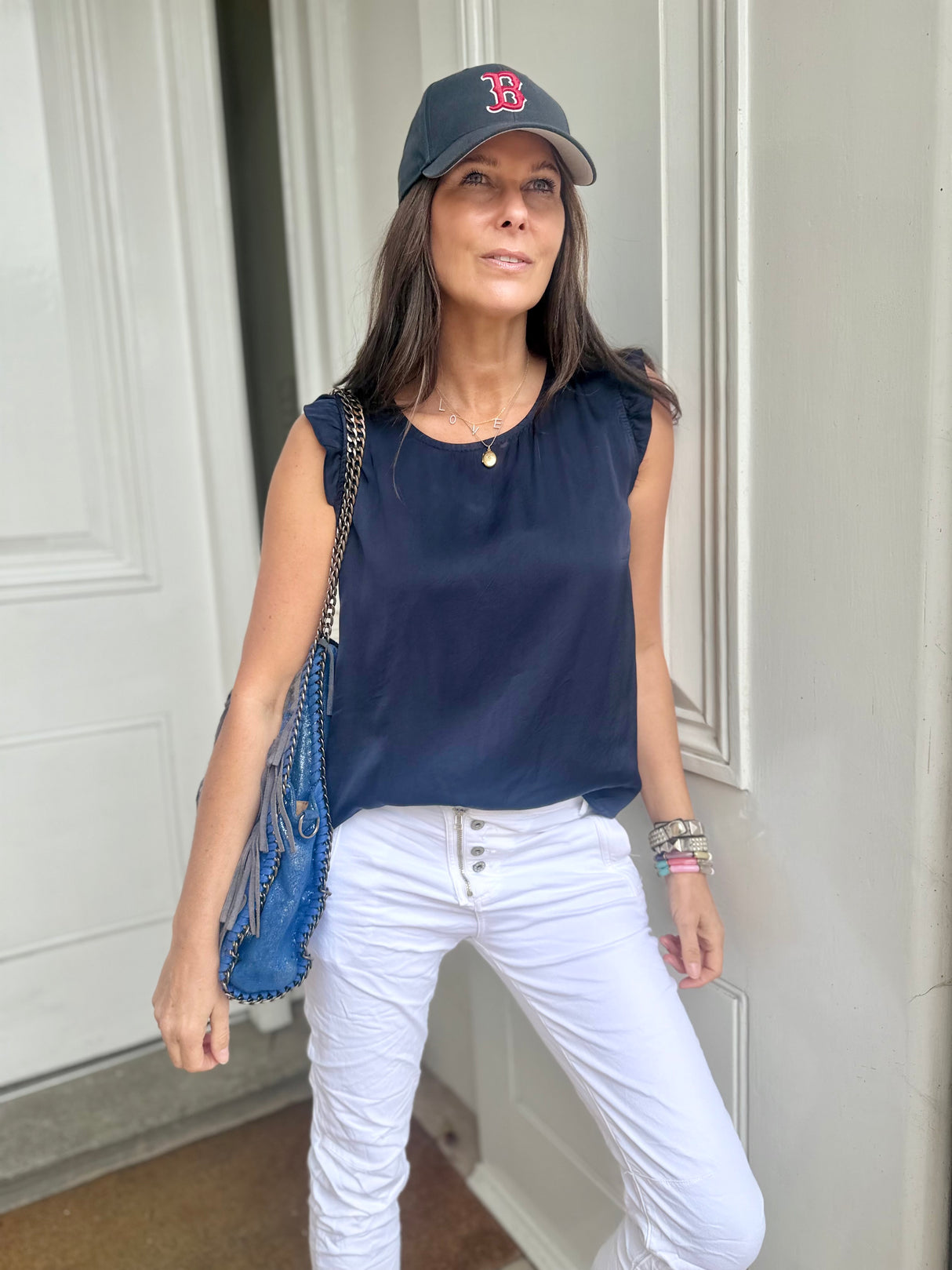 Marie Top - Navy