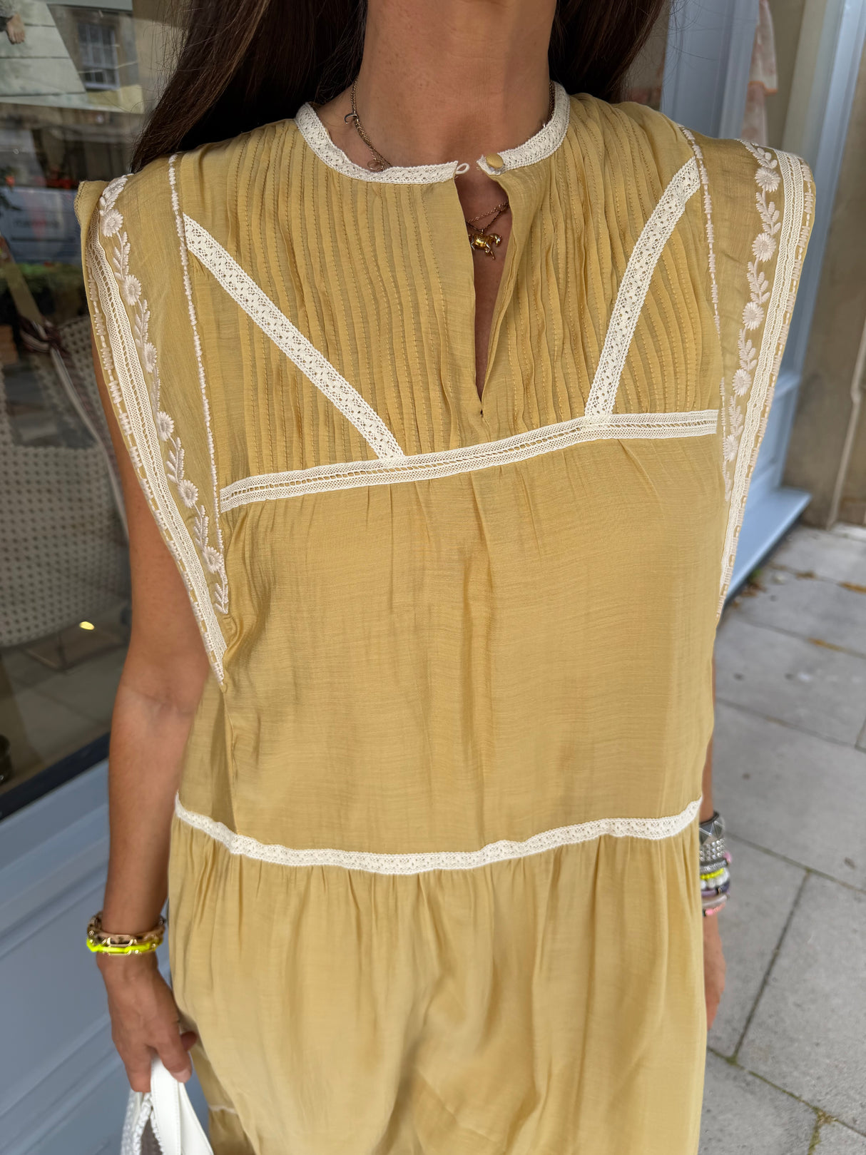 Wisteria Maxi - Mustard