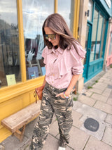 Westbourne Ruffle Shirt - Blush