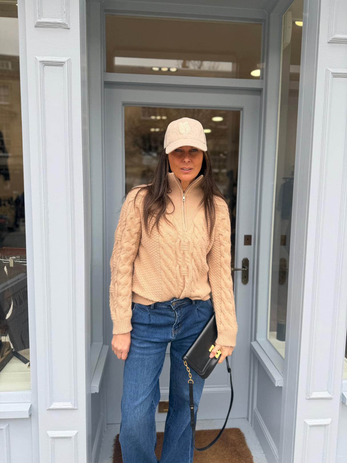 Connie Quarter Zip Knit