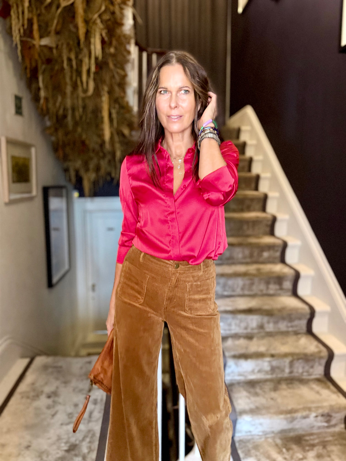 Camille Shirt - Rouge