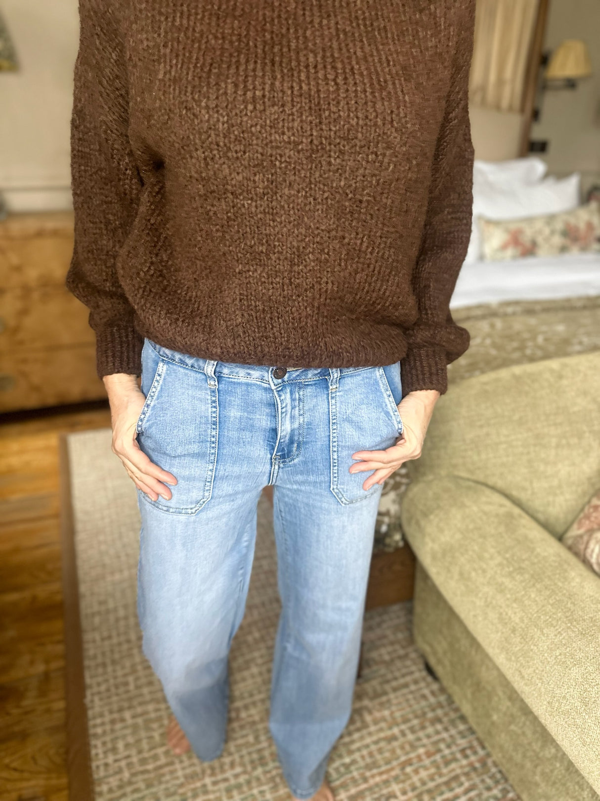 Jean Crush con lavado denim claro