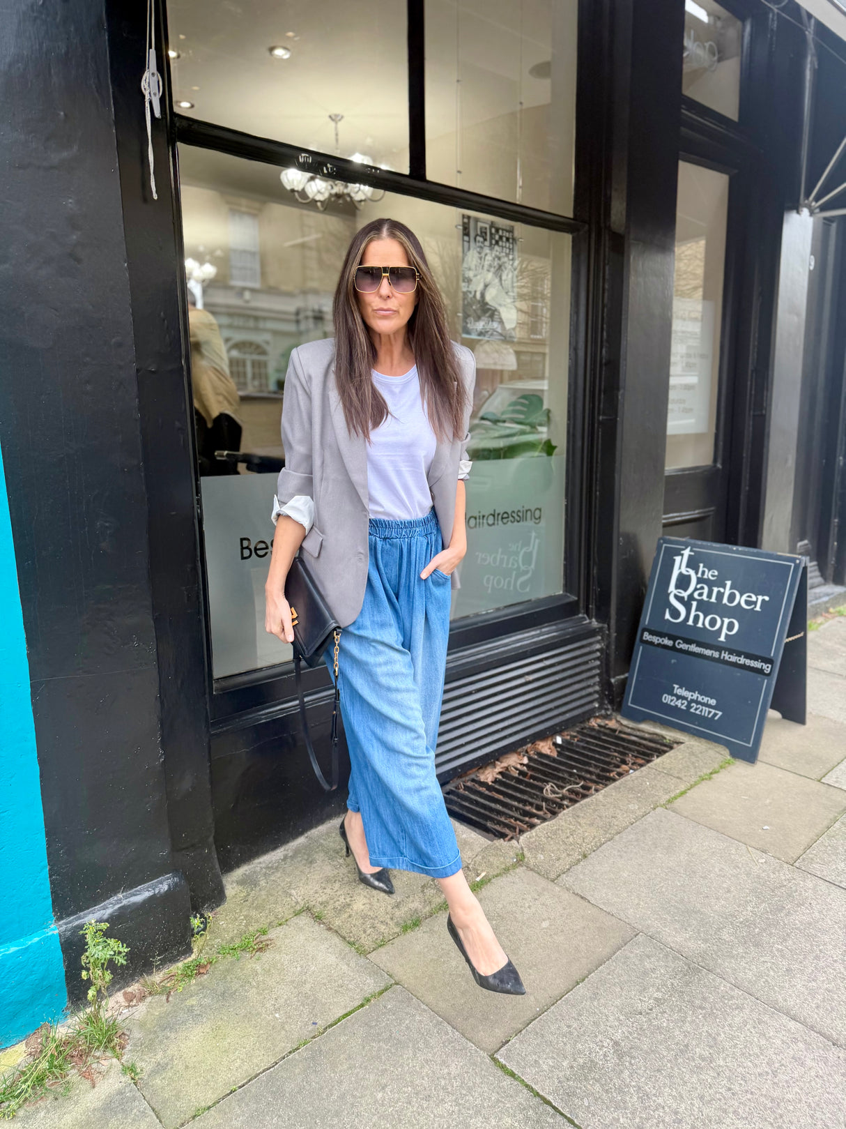 Collette Culottes - Mid Wash