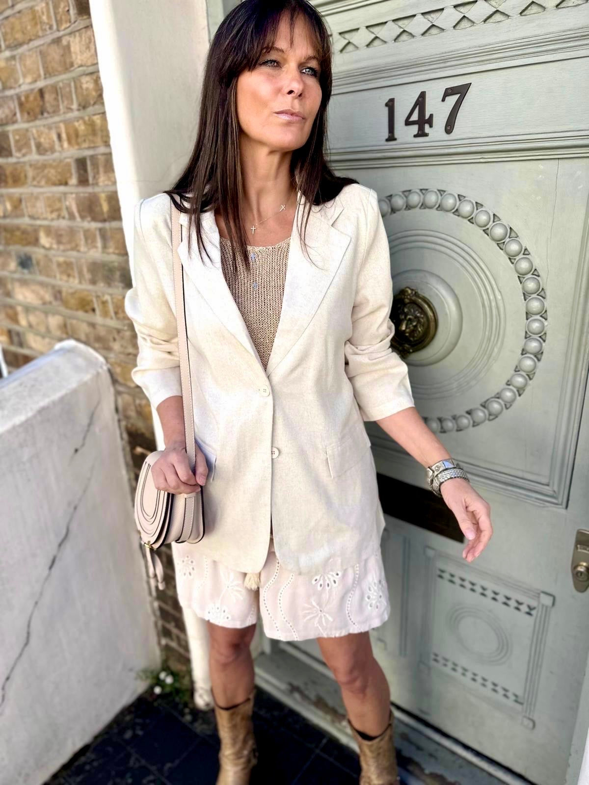 Chaqueta Vincent en color natural