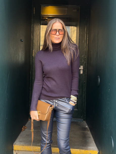 Rita Roll Neck Essential - Navy