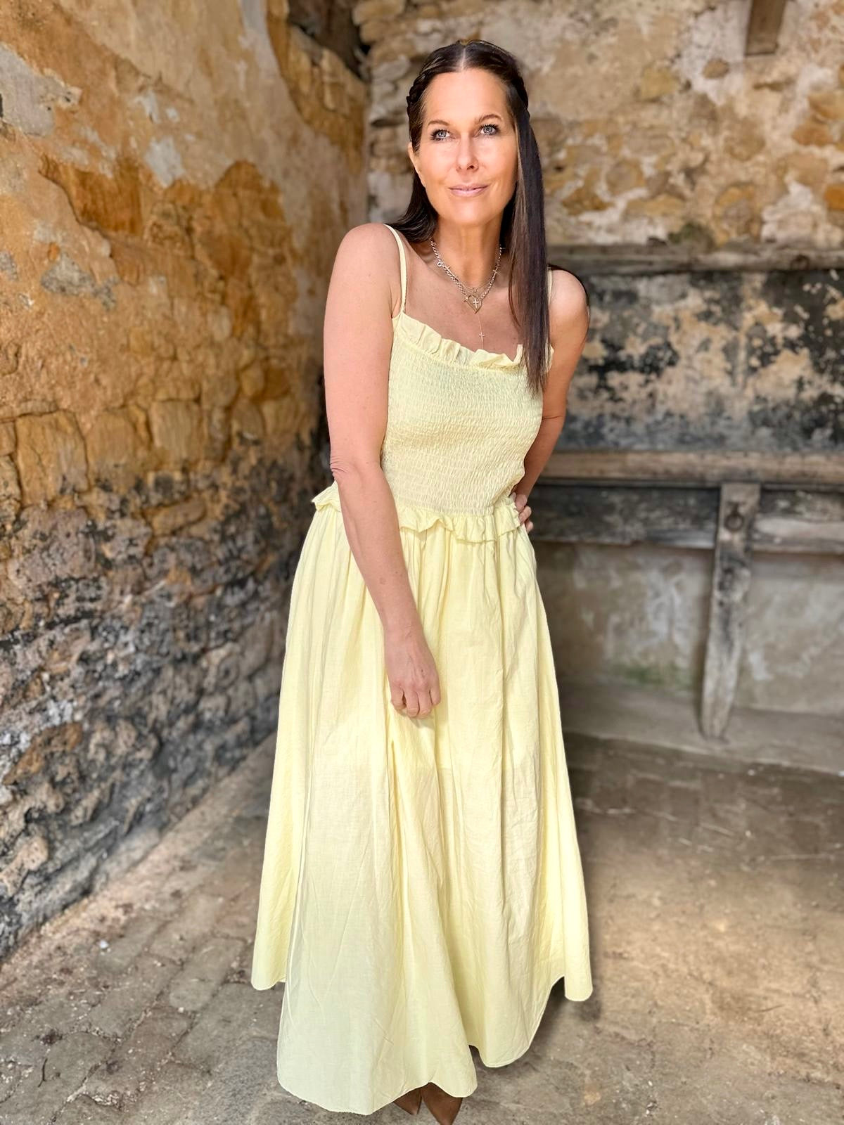 Meadow Maxi Dress - Yellow