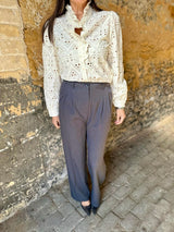 Pantalón ancho Taylor - Gris