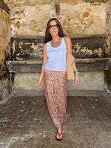 Seline Sequin Skirt - Rose Gold