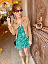 Vestido cruzado mini Hampton