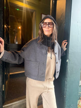 Liv Knitted Hood - Black