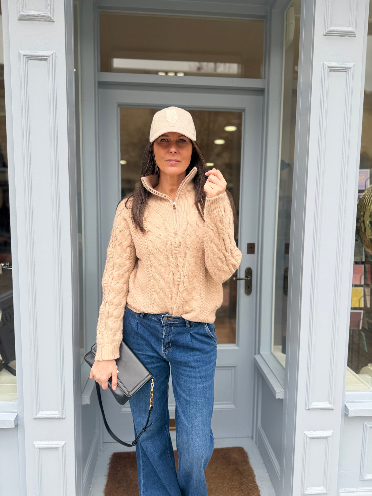 Connie Quarter Zip Knit