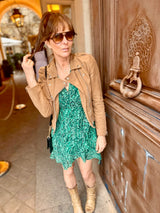 Vestido cruzado mini Hampton