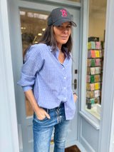 Lolly Stripe Linen Shirt