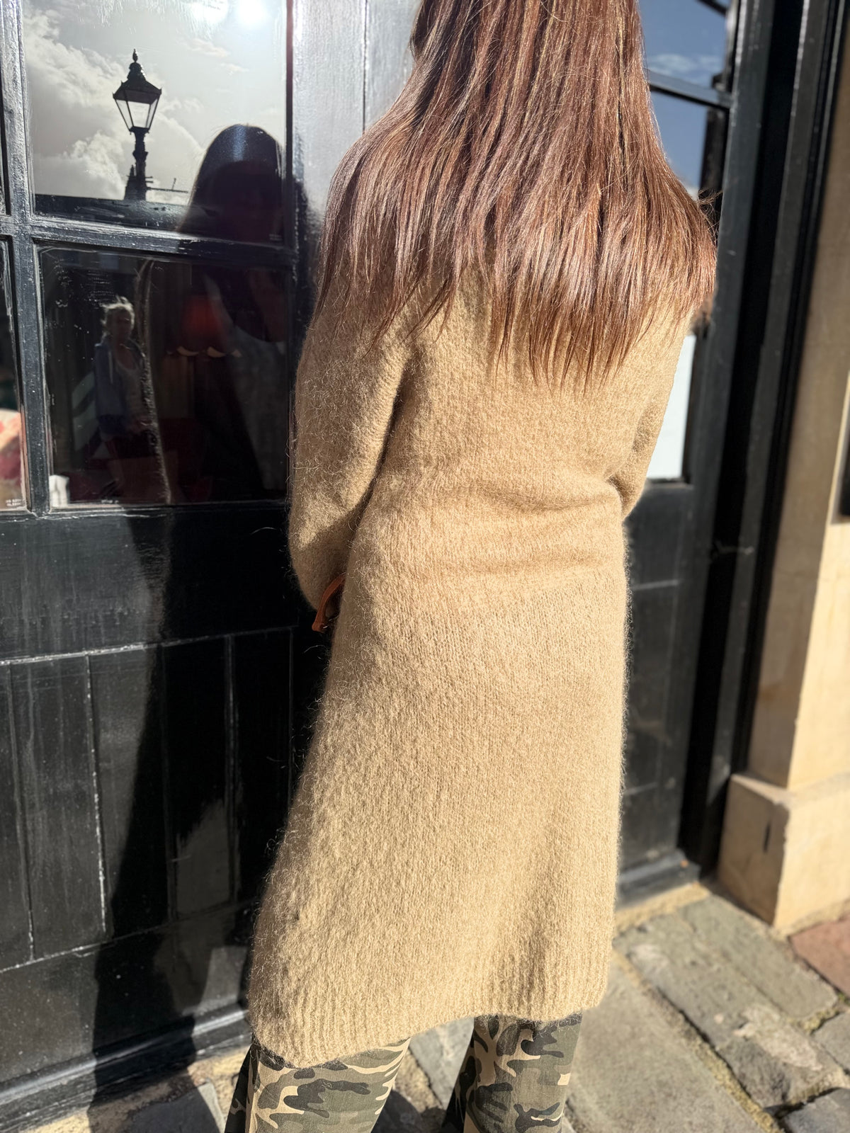 Diane Long Cardigan - Biscuit