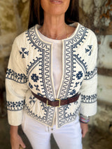 Lily Embroidered Quilted Jacket