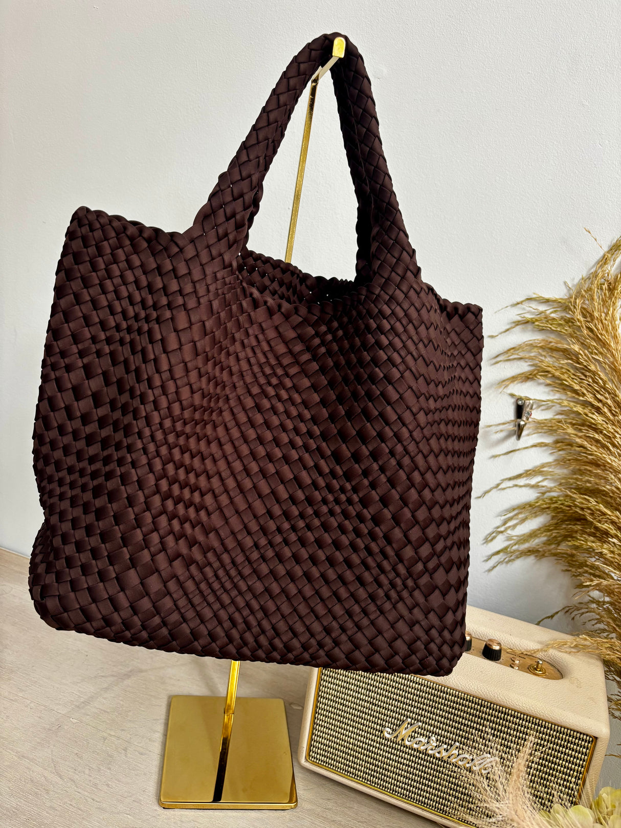 Woven Bag - Chocolate