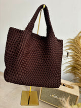 Woven Bag - Chocolate