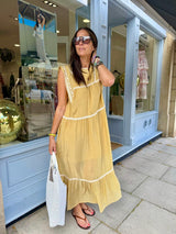 Wisteria Maxi - Mustard