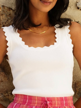 Agnes Vest - White