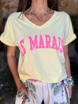 Le Marais Logo Tee - Yellow
