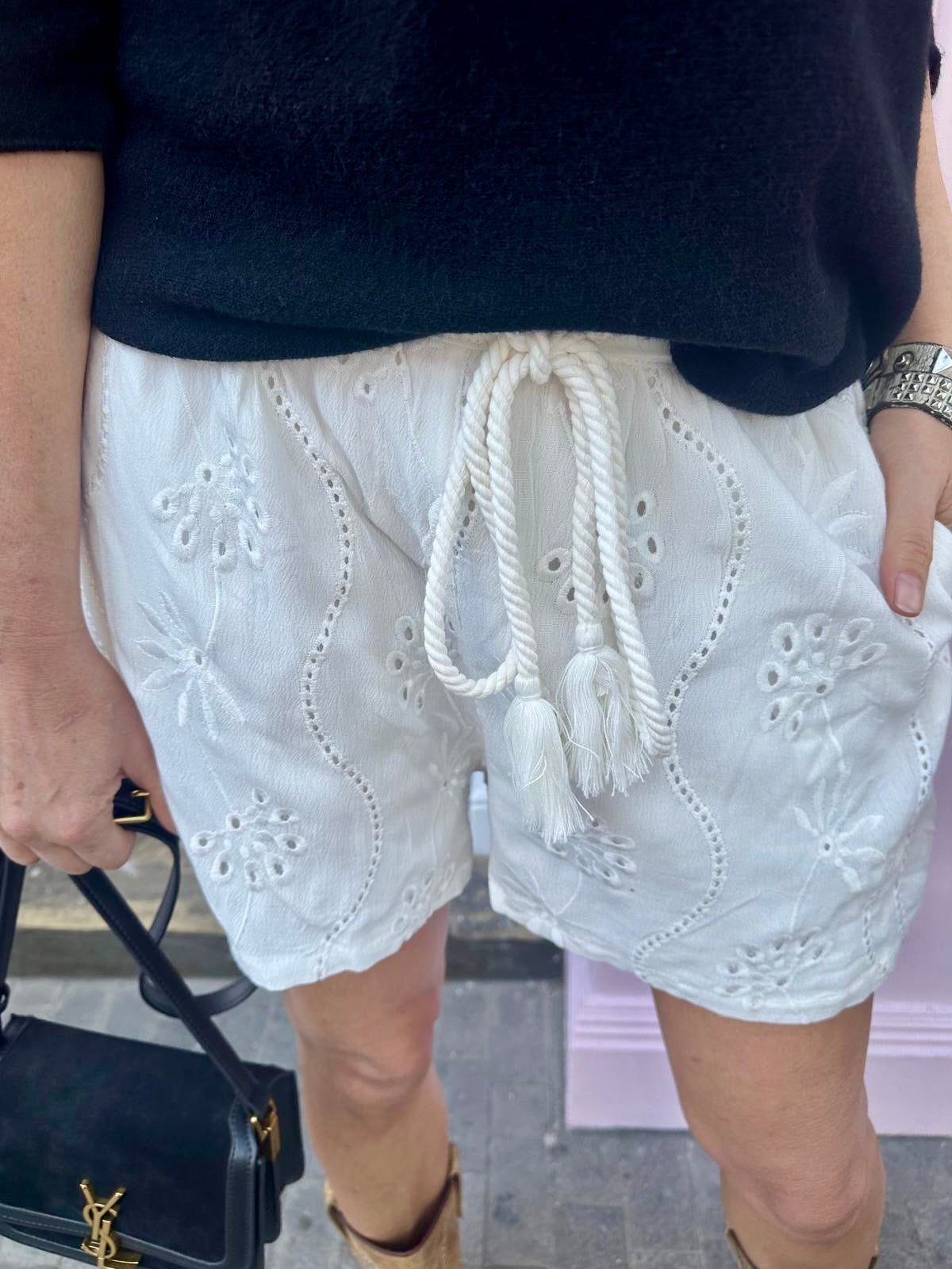 Elinor Short Ecru