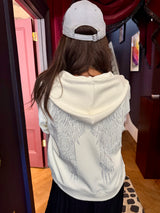 Angel Wing Hoodie - Creamy Apricot