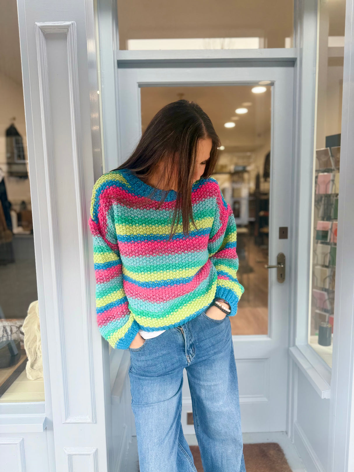 Rainbow Knit - Green