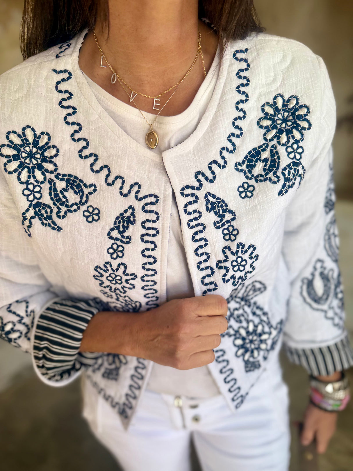 Iris Embroidered Jacket