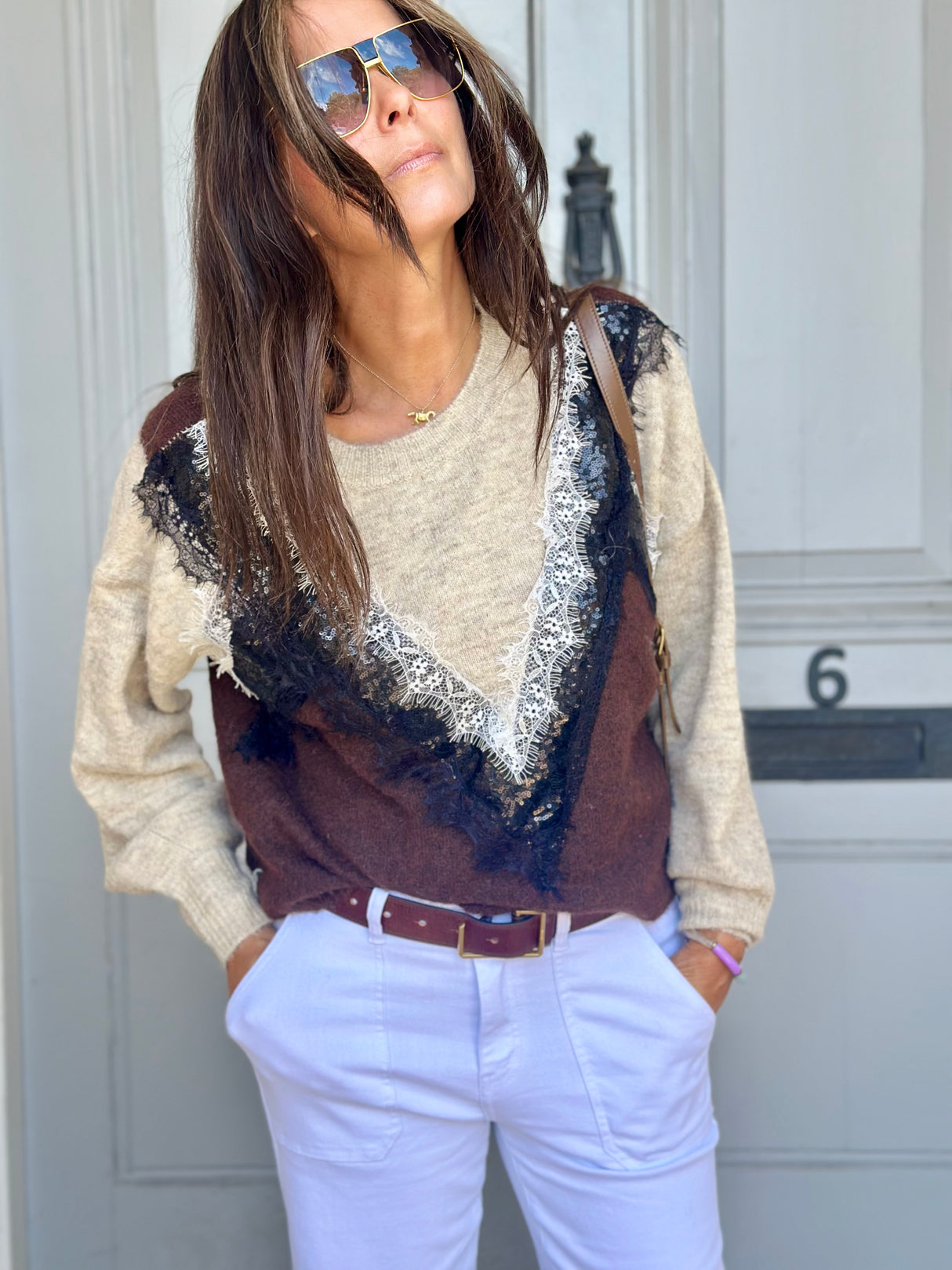 Corine Layered Knit
