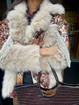 Zoey Embellished Jacket - Cream