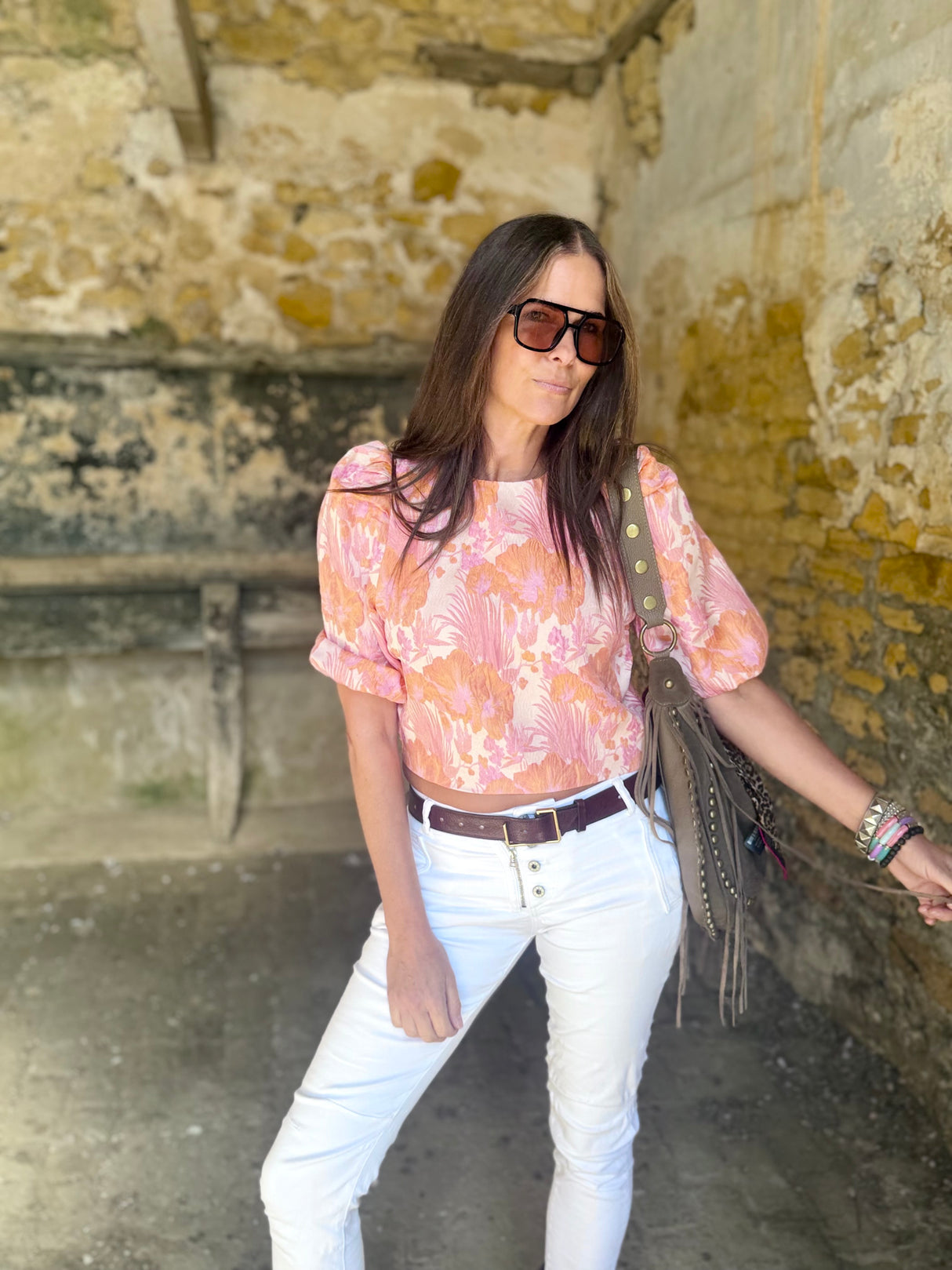 Novalie Cropped Blouse