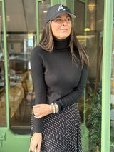 Ball Polka Dot Skirt - Black