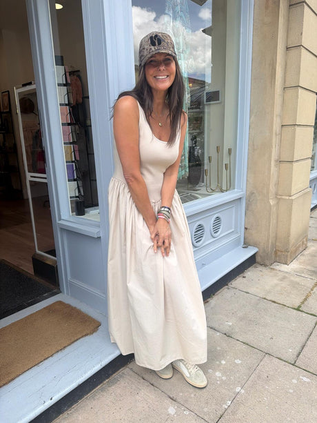 April Dress - Cream