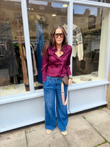 Camille Shirt - Cherry