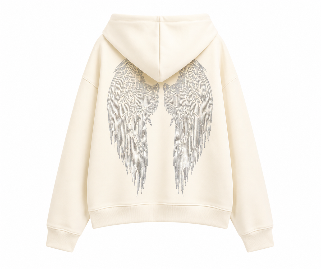 Angel Wing Hoodie - Creamy Apricot