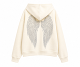 Angel Wing Hoodie - Creamy Apricot