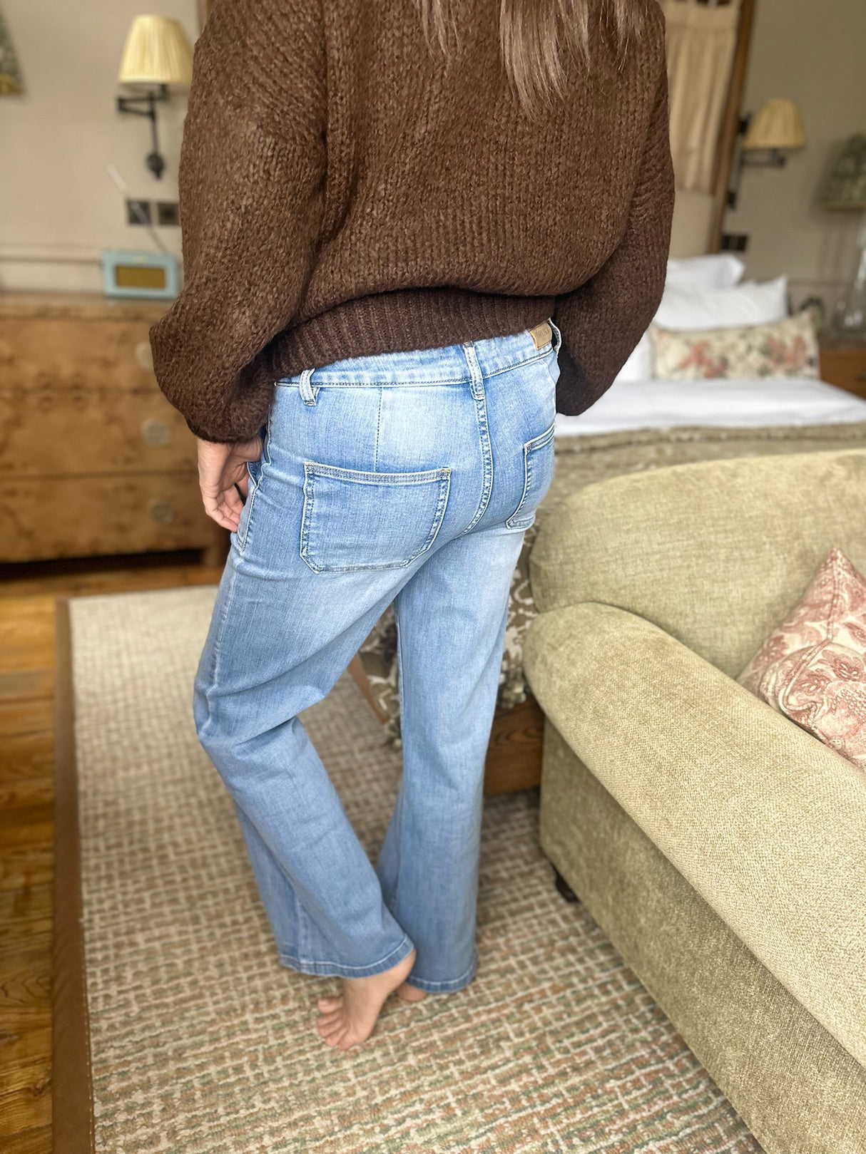 Jean Crush con lavado denim claro