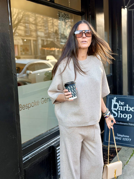 Hattie Sweatshirt - Beige