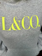 LCO Hoody Grey Neon Yellow