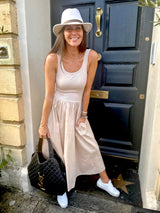 April Dress - Nude
