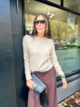 Coral Crew Neck Knit - Neutral