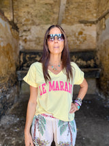 Le Marais Logo Tee - Yellow