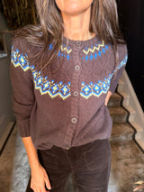 Sloane Cardigan - Chocolate