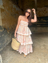 Henrietta Printed Maxi Dress - Neutral