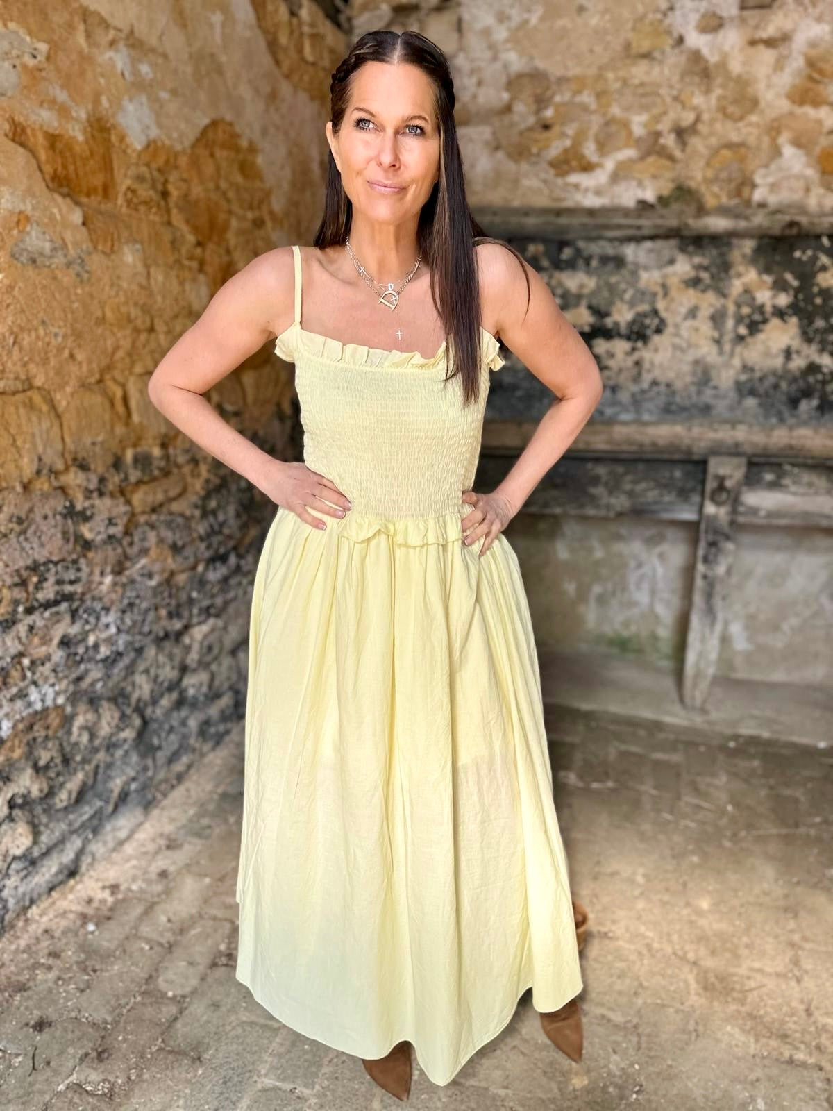 Meadow Maxi Dress - Yellow