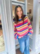 Rainbow Knit - Pink