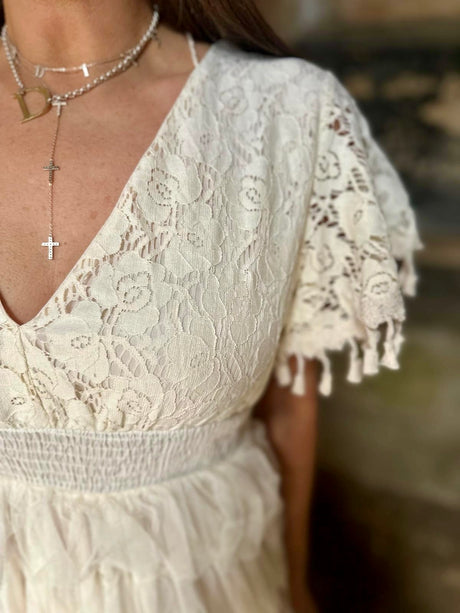 Parker Maxi Dress - Cream